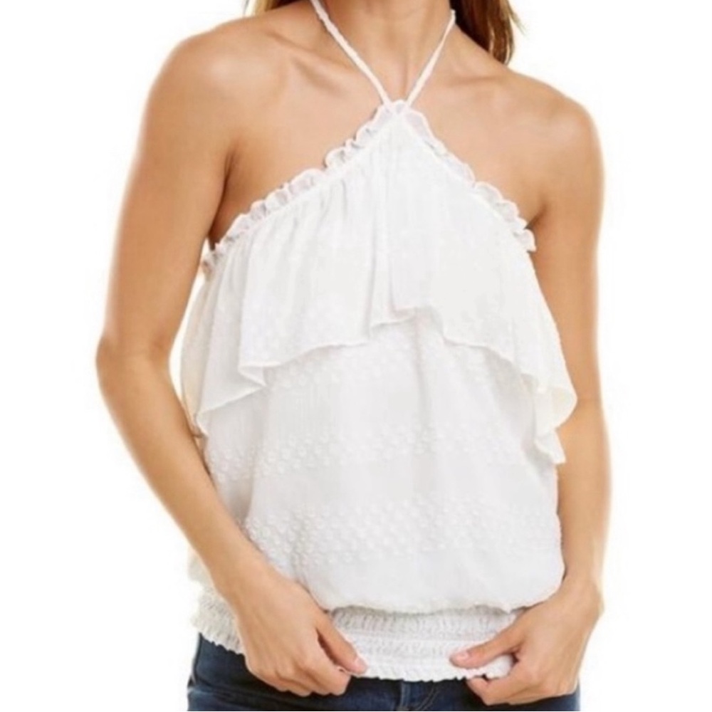 NWT Ramy Brook Jules Eyelet Top